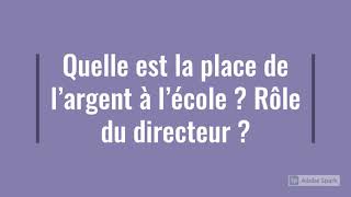 Préparation de lentretien à la liste daptitude à la direction décole ou au CRPE  Vidéo N°1 [upl. by Gratia]