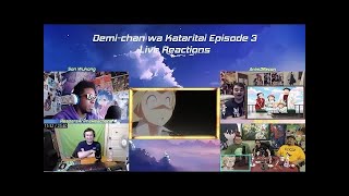 Demichan wa Kataritai Episode 3 Live Reactions 亜人ちゃんは語りたい [upl. by Higginson538]