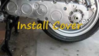 Burgman 650  DIY  Final Gear Drive Oil Change [upl. by Rosita]