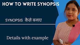 Research Work amp Colloquium  How to write Synopsis  Synopsis for Research with example [upl. by Nitsid]