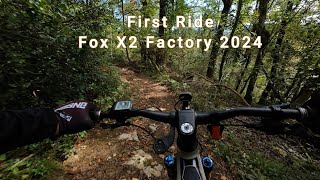 First Ride with my new Fox X2 Factory 2024 I Focus Sam2 69 I DJI Osmo Action 4 I AI Voive over [upl. by Ellenrad]