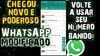 SAIU NOVO E INCRÍVEL WHATSAPP MODIFICADO 2025 FUNÇÕES INCRÍVEIS USE SEU NÚMERO BANIDO [upl. by Strickland]