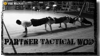 Partner Functional Workout Tactical Physical Fitness [upl. by Allemap]