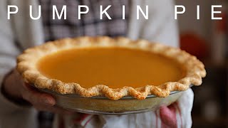 PUMPKIN PIE 🧡 TORTA DI ZUCCA TRADIZIONALE AMERICANA [upl. by Roderick]