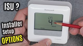 ALL Honeywell Home ISU Menu Options EXPLAINED  Thermostat Installer SETUP amp Configuration [upl. by Aneekan699]