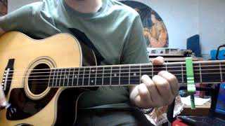 Johnny Cash amp Joe Strummer  Redemption Song Guitar Cover [upl. by Izabel]