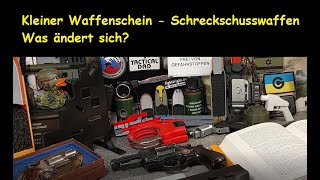 Neues Waffengesetz und Schreckschusswaffen  kleiner Waffenschein  Was ändert sich im Waffenrecht [upl. by Ecinerev]