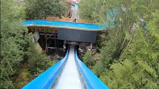 Wildwasserbahn mit Geisterbahn Onride  Freizeitpark Plohn [upl. by Isyed]