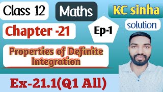 Ep1Class12Kc Sinha SolutionEx211Q1 All [upl. by Hippel644]