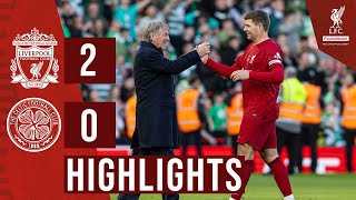 HIGHLIGHTS Liverpool Legends 20 Celtic  Gerrard scores in Anfield win for LFC Foundation [upl. by Samella]