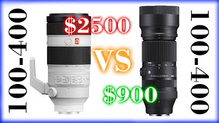 Sony 100400mm GM vs Sigma 100400mm DG DN OS Comparison [upl. by Towland]