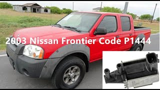 2003 Nissan Frontier P1444 DIY 25 USD Fixed [upl. by Nebra378]