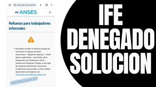 ¿Donde Reclamar IFE Denegado ¿Como reclamar el refuerzo de ingresos rechaza [upl. by Wiseman810]