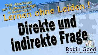 Direkte und indirekte Frage [upl. by Benzel]