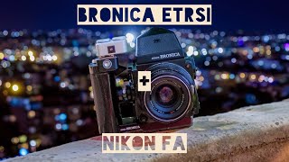 Taking the Bronica ETRSi and the Nikon FA out to a Crazy Photo Park [upl. by Hen]