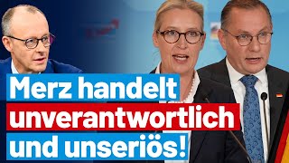 Alice Weidel auf 180  Pressekonferenz der AfDFraktionsvorsitzenden [upl. by Aitram523]