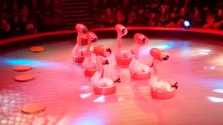 Chinese State Circus  girls juggling drums [upl. by Asilahs]