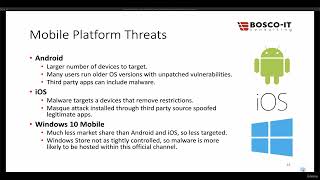 153 Mobile Platform Threats [upl. by Margareta431]