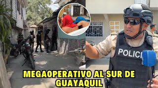 Operativo policial en el Distrito Portete Suroeste de Guayaquil [upl. by Ardena667]