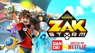 ZAK STORM ⚔️ BANDAI TOYS amp GAME APP NOW AVAILABLE ⚡️ [upl. by Atiekahs612]