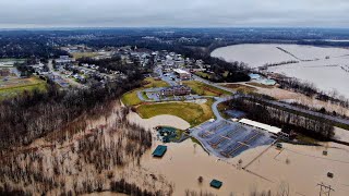 Cottleville MO Flooding 11 Jan 2020 DJI Mavic 2 Zoom [upl. by Castillo489]