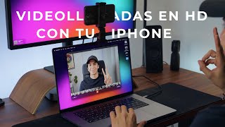 Usar iPhone como webcam HD en Mac [upl. by Bugbee]