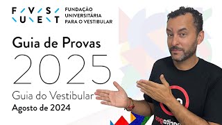 GUIA DE PROVAS FUVEST 2025 em detalhes [upl. by Kenwee]