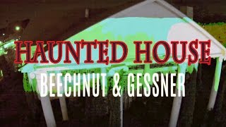 Haunted House Houston Beechnut amp Gessner  Xplore Houston [upl. by Allwein]