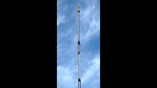 Hustler 6BTV 5BTV 4BTV ground mounted vertical antenna Ground radial installation first impression [upl. by Sidman]