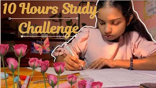 10 Hours productive study challenge 📚🏆 [upl. by Nnanerak]