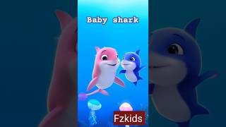 Baby Shark l Nursery Rhymes l English poem Rhymes l Baby Shark Doo Doo Doo l FunZone Songs l 3D [upl. by Eelidnarb]