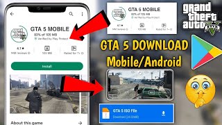 HOW TO DOWNLOAD GTA 5 IN ANDROID 2022  DOWNLOAD REAL GTA 5 ON ANDROID  GTA 5 DOWNLOAD ANDROID 2022 [upl. by Alia]