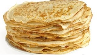 Eastern style cooking Blini  The Russian Pancakes Easy but supertasty crepes recipe [upl. by Barolet]