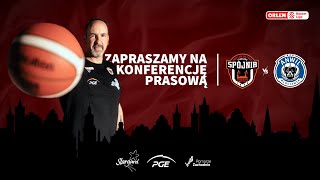 Konferencja prasowa  PGE Spójnia Stargard  Anwil Włocławek  Mecz 4  PlayOff 2024 [upl. by Kcire]