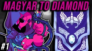 MAGYAR NEW MAIN  High Elo 2700 Magyar Road to Diamond 1  Brawlhalla Pro Ranked 1v1 [upl. by Zuleika759]