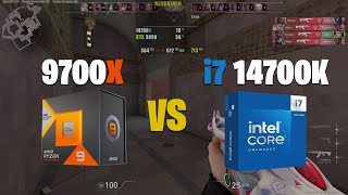 14700K VS 9700X  Valorant [upl. by Navert]