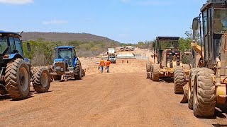 A CONSTRUÇÃO DA ESTRADA DE DOMINGOS MOURÃO NO PIAUÍ A ATE A DIVISA COM CARNAUBAL CEARÁ [upl. by Eiuqnom820]