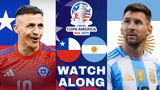 🔴LIVE🔴 Chile vs Argentina  Copa America 2024  Match LIVE Today [upl. by Ultima715]