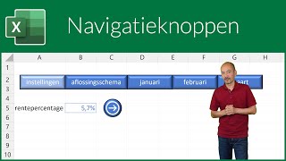 Navigatieknoppen in Excel [upl. by Mccutcheon]