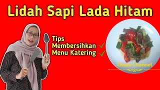 Lidah Sapi Bumbu Lada Hitam  how to cook Beef Tonge  Indonesian recipe [upl. by Chiquia]