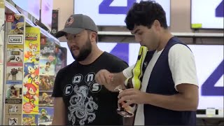 Nelk  Hitting Bowls in Walmart Prank [upl. by Mcgrody]