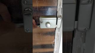 Latch Lock fitting How to install door lock 🔐 [upl. by Nealey]