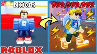 Reached Max Speed amp Got on Leaderboard in Roblox Speedman Simulator [upl. by Funda]