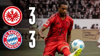 6goal spectacle ends in draw  Eintracht Frankfurt vs FC Bayern 33  Highlights amp Interviews [upl. by Anos]