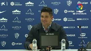 Rueda de prensa SD Huesca vs SD Ponferradina [upl. by Ahsinawt724]