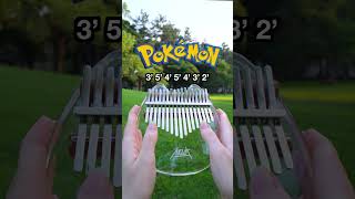 Pokemon Center  Kalimba Tutorial Easy Tabs No Tuning Required Relaxing Kalimba Cover [upl. by Siuqramed]