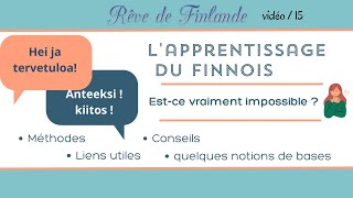 Lapprentissage du finnois vidéo 15 [upl. by Lacefield777]