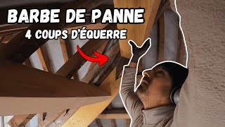 FAIRE UNE BARBE DE PANNE SUR CHANTIER  4 COUPS DEQUERRE [upl. by Oelak909]