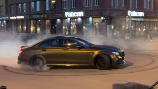 ЗОЛОТАЯ МОЛОДЕЖЬ БЕСПРЕДЕЛ НА E63 AMG В ГОРОДЕ [upl. by Bohrer417]