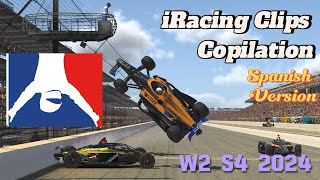 IRACING CLIPS COPILATION  SPANISH VERSION  W2 S4 2024  iracing [upl. by Suoicerpal838]